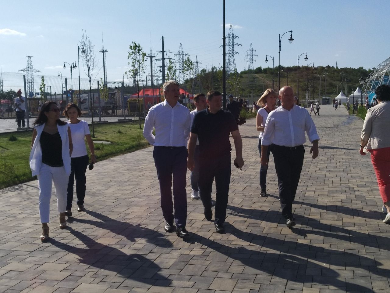 Андрей Бочаров и Павел Колобков посетили «Берег-2018»